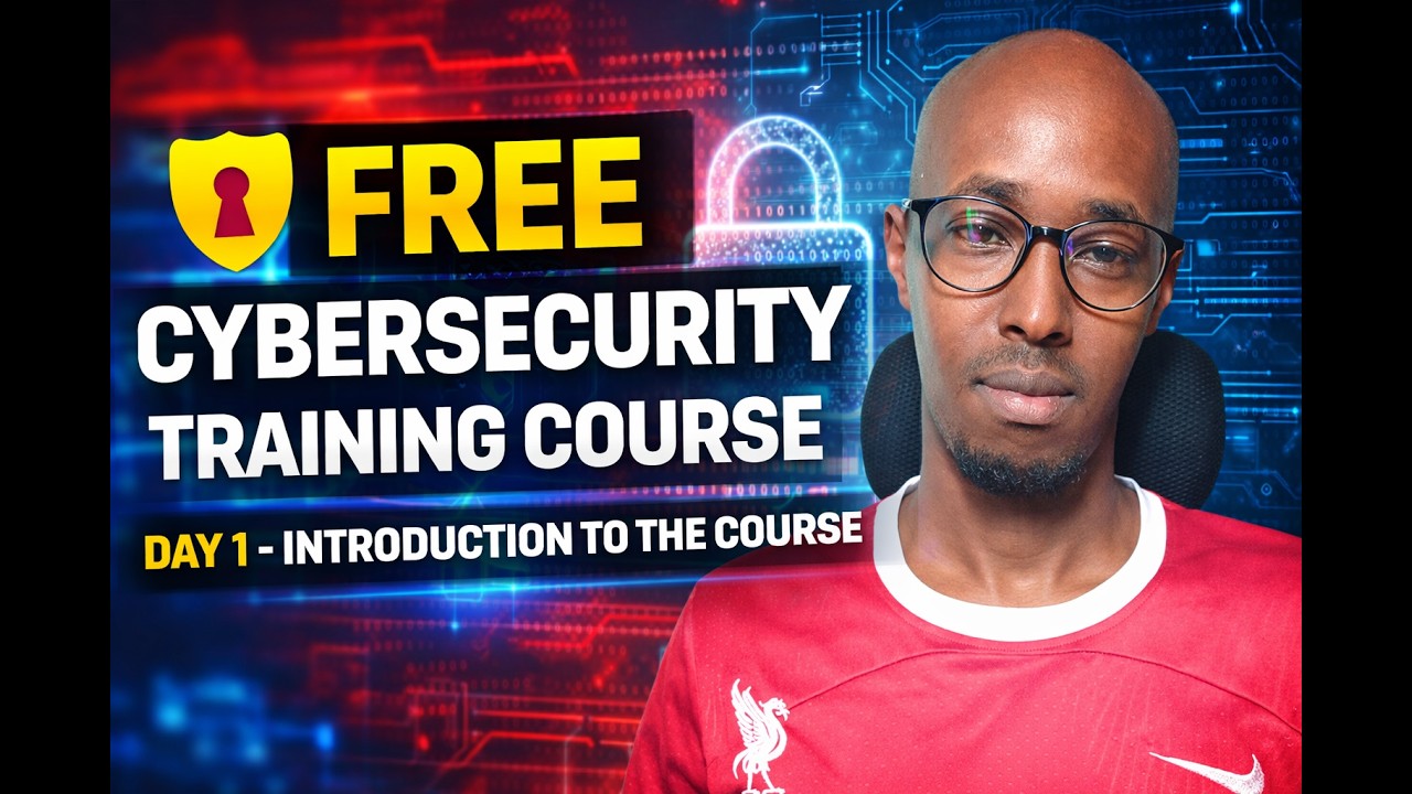Cybersecurity Training Day 1 // Introduction to the Course - YouTube