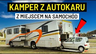 KAMPER Z AUTOKARU !! z Miejscem Na Samochód Osobowy - Luxury Camper Tour