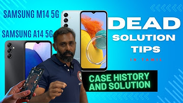 #samsung A14 5g | M 14 5g DEAD AND LOGO SOLUTION detailed video in #tamil