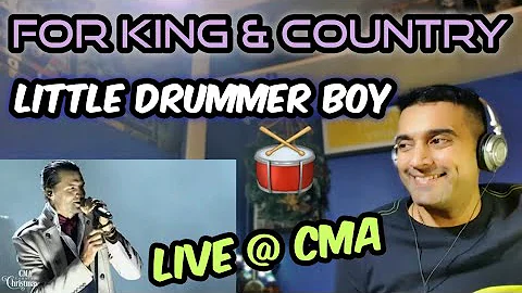 for KING & COUNTRY Little Drummer Boy (Live CMA 2019) - first time reaction.