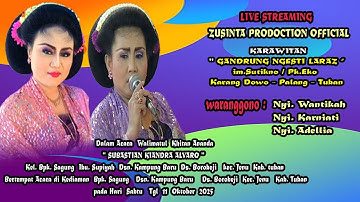 🔴Live  Tayub MALAM " GANDRUNG NGESTI LARAS  " SHOW DS.BOROMEJI - JENU - TUBAN