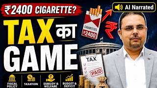 Fiscal Policy Explained in Hindi | Budget, Taxation, Subsidy, Direct & Indirect Tax
