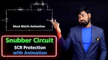 Snubber circuit in power electronics through Animation (Thyristor Protection)