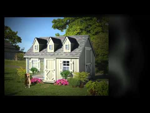 Luxury Dog Houses - Dog House Kennel Combo - YouTube