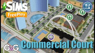 The Sims Freeplay- Commercial Court All Tasks And Prizes Sim Springs 5