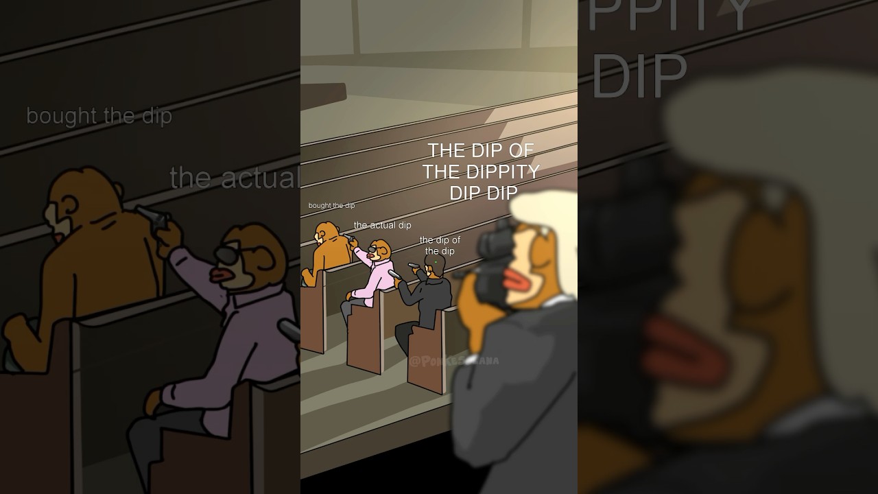 Buying the dip of the dippity dip dip 📉🎯 #crypto #stockmarket #trading # memes - YouTube