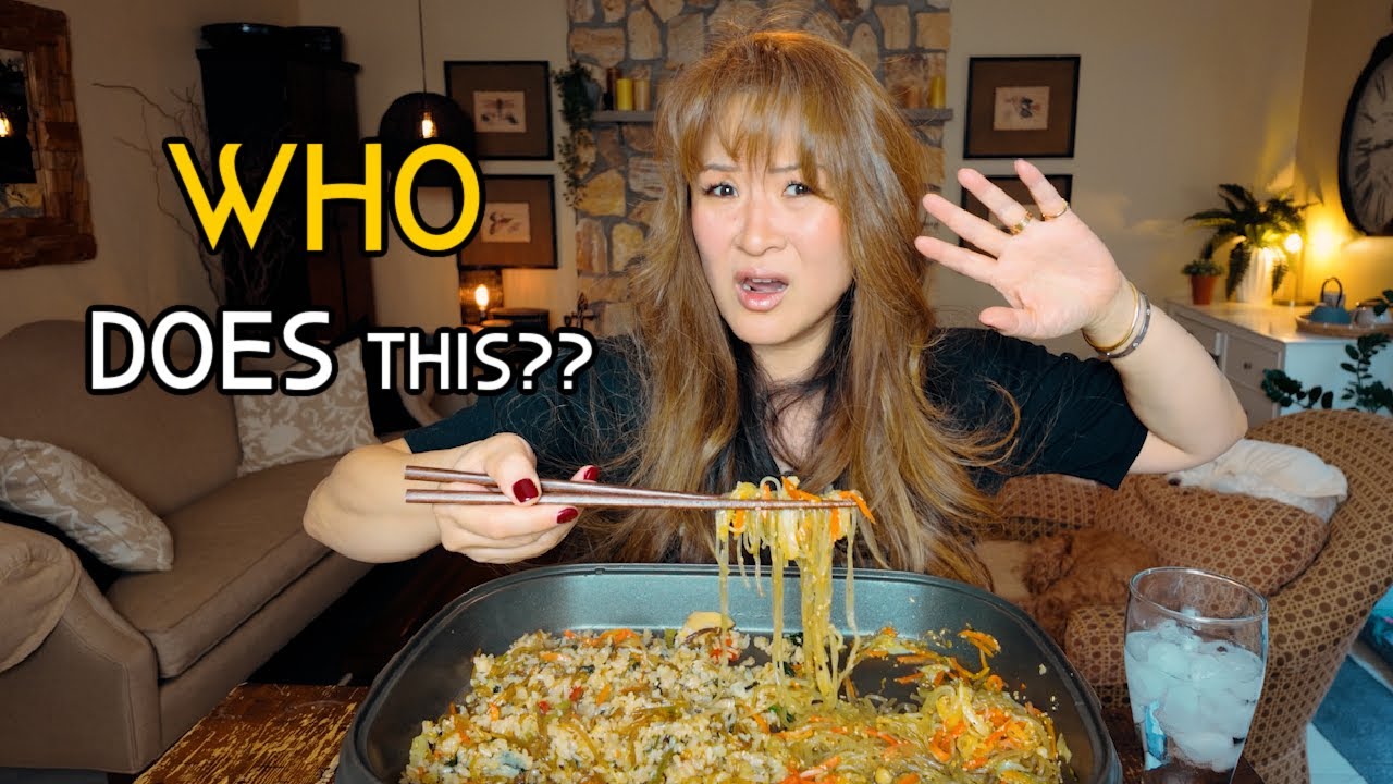 The most INCONSIDERATE thing someone ever did to me.. 😔 STORYTIME | Japchae Fried Rice (잡채밥)