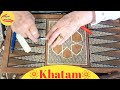 How to make backgammon with khatam technique  shiraz khatam  inlay handicraft