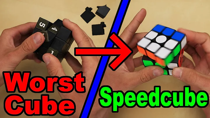 I turned my WORST 3x3 into a Speedcube