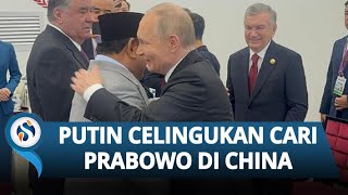 Momen Vladimir Putin Cari Prabowo di Parade Militer China, Keduanya Langsung Berpelukan