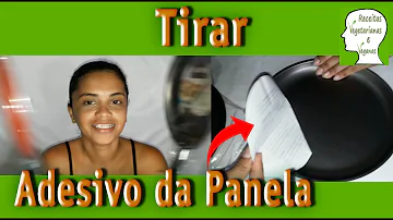 Como tirar adesivos de panelas novas?
