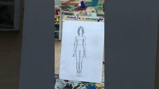 Как БЫСТРО и ЛЕГКО нарисовать человека? #shorts #рисование #рисуемлегко #обучение #рисуемчеловека