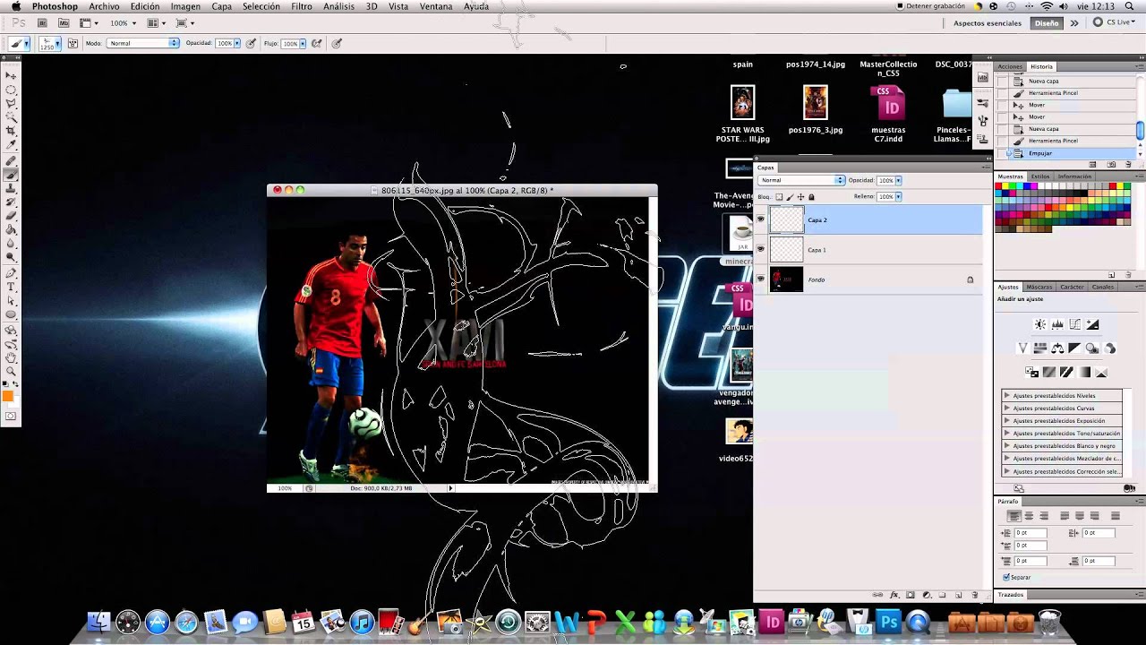 adobe cs5 tutorial en español Pinceles de fuego