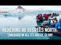 Reaching 80 degrees north svalbard in all its arctic glory