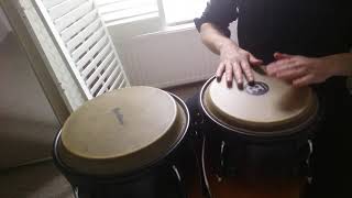 Cha cha lokua fon on 2 Congas