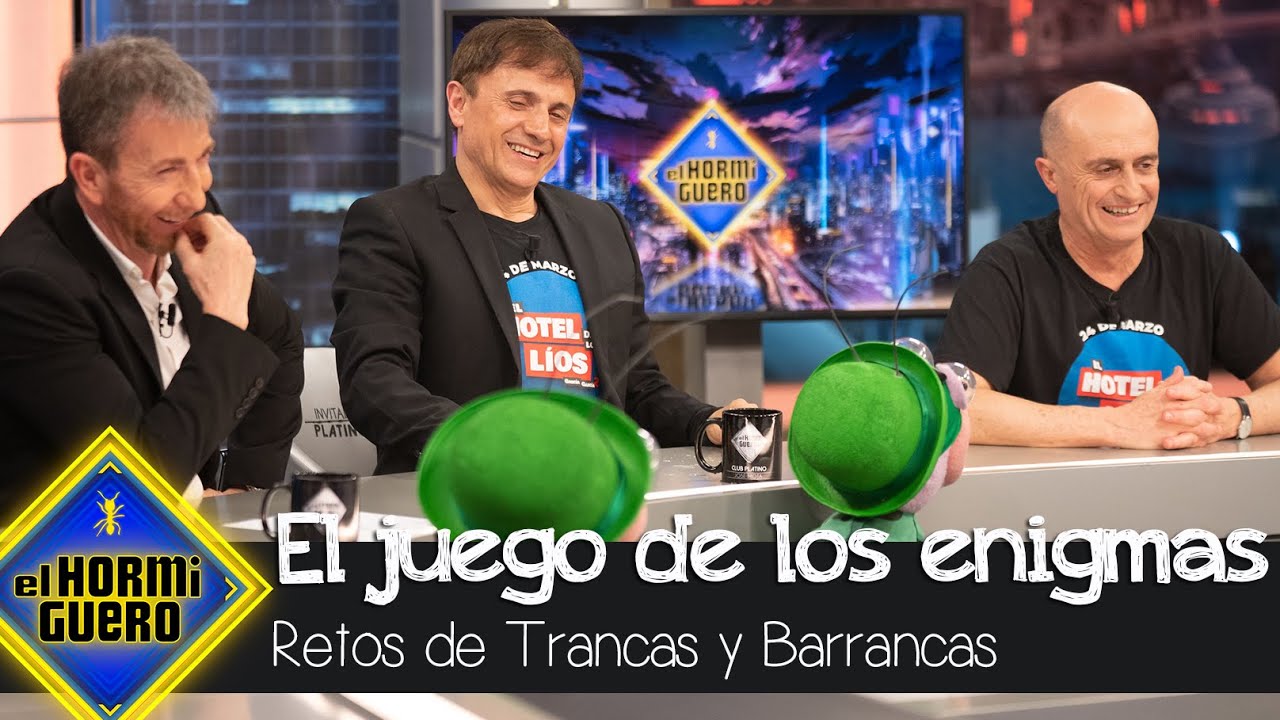 José Mota y Pepe Viyuela, a prueba con el juego de los enigmas - El Hormiguero