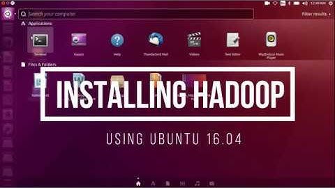 Hadoop Setup and Installation Using Ubuntu 16.04 | CS6712 | by Jothibasu