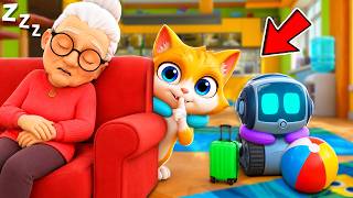 Cat & Sparky Went on SECRET VACATION Without GRANNY! (I Am Cat VR)
