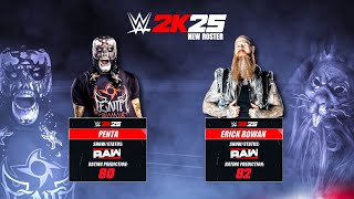 WWE 2K25 Roster & Ratings: Every NEW Superstar In The Game | Prediction