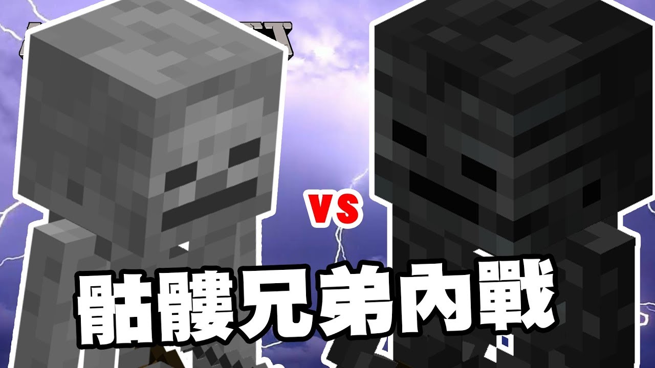 Minecraft獸鬥競技場 骷髏弓箭手vs 凋零骷髏兄弟內戰 Youtube