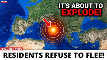 Een gigantische vulkaan staat op uitbarsten, maar 600.000 bewoners weigeren te evacueren!