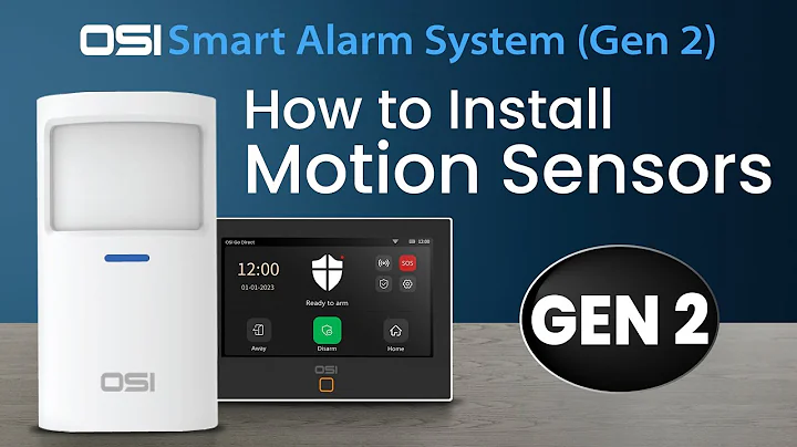 OSI Smart Alarm System (Gen 2) - How to Install Motion Sensors & Placement Tips // OSI Go Direct