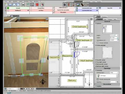 3D Home Design by Livecad Tutorials 12 Doors (1st floor ...