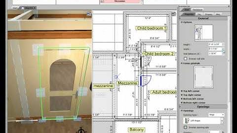 3D Home Design by Livecad Tutorials 12 Doors (1st floor)