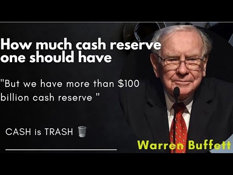 Warren Buffett on How much cash reserve one should have