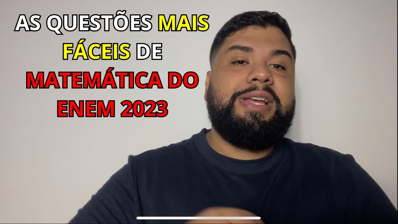 Veja as 7 questões mais fáceis do primeiro dia do Enem 2023