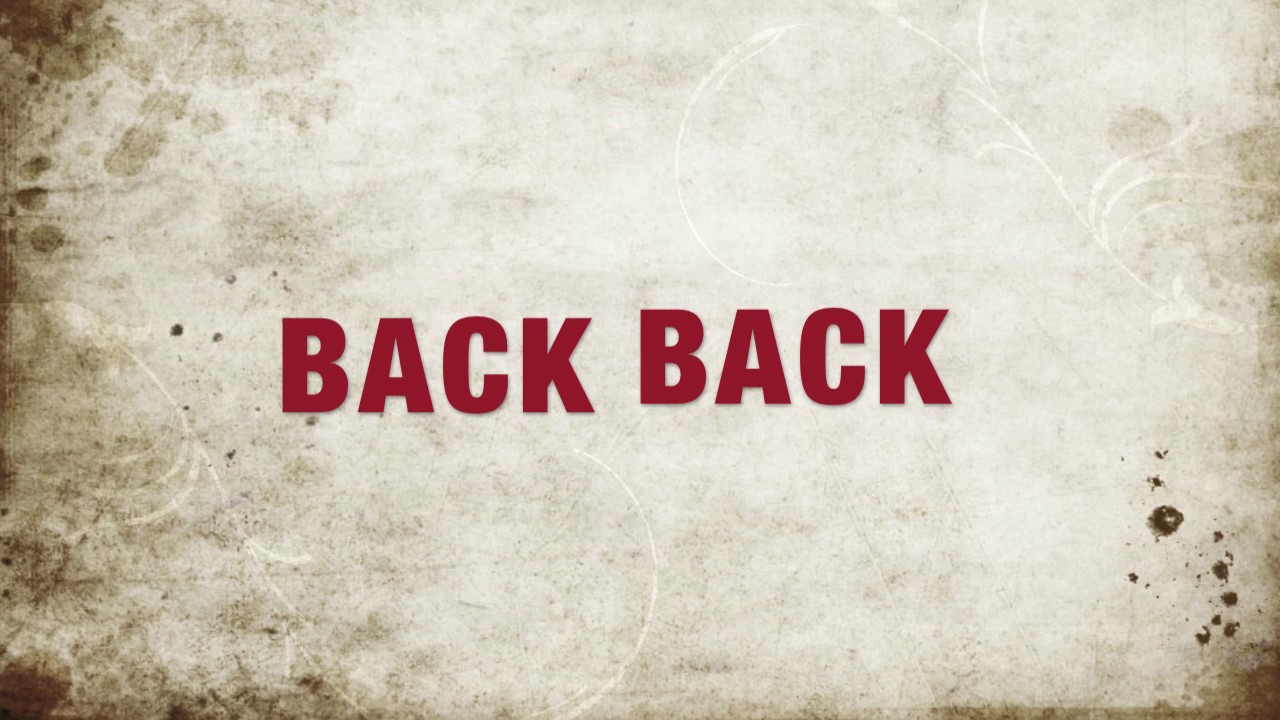 Back Back (Lyric Video) - YouTube