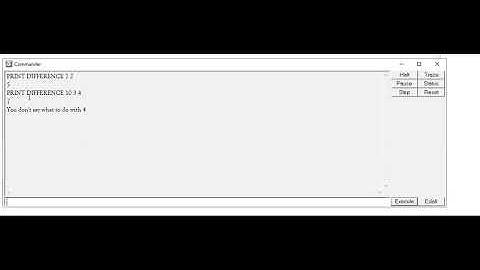 How to do the subtraction using difference command in msw logo #mswlogo #programming #concept