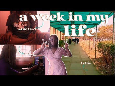 week in the life of a futminna student ? | writing exams, meditating & coding | computer engineering
