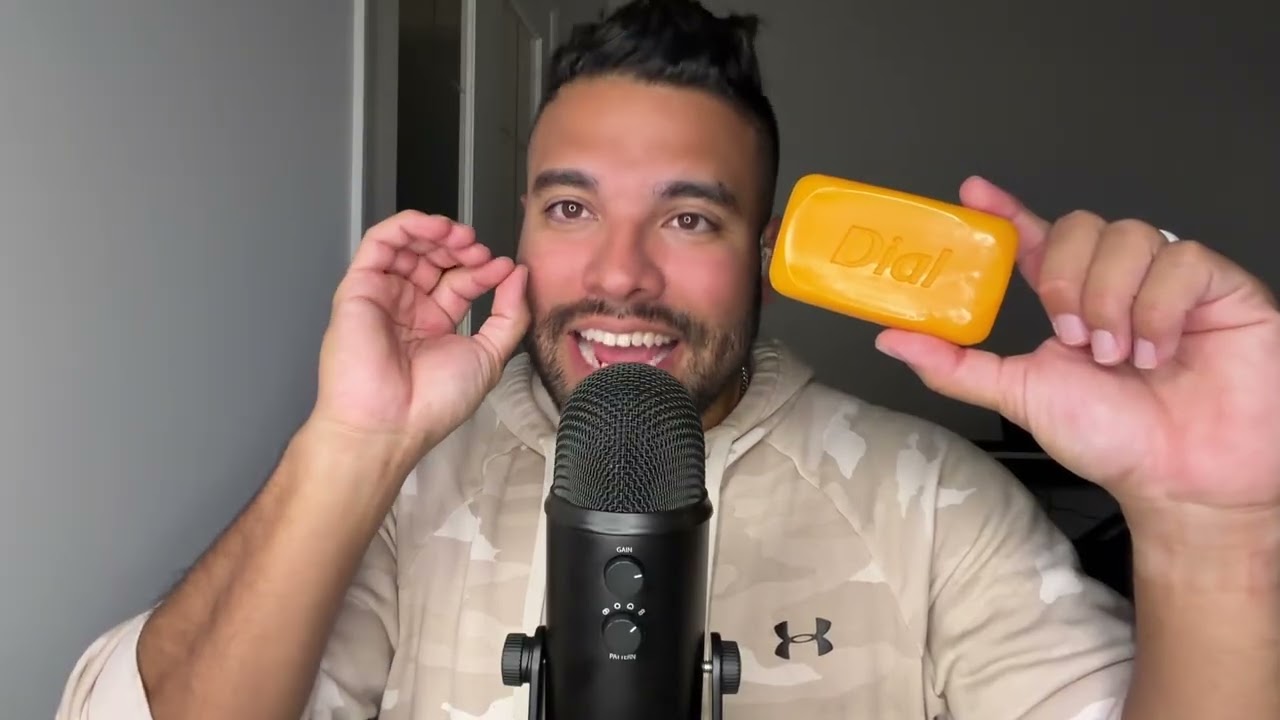 ASMR: Мой новый любимый триггер — резка мыла! Звуки, покалывающие и расслабляющие.