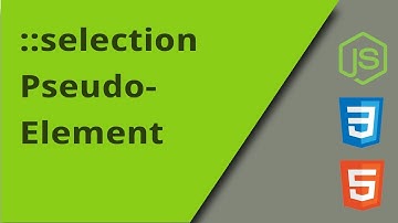 CSS ::selection Pseudo-Element