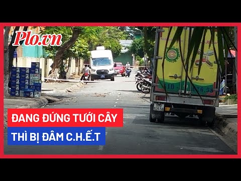 Video Đang đứng tưới cây trước nhà ở Bình Tân thì bị sát hại... - youtube