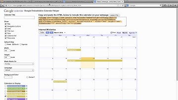 MODx CMS - Google Calendar