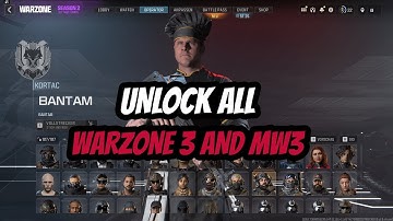UNLOCK ALL TOOL MW3 AND WARZONE 3 - Get All Camos, Operators, Calling Cards, Emblems (Full Guide)