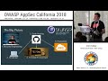 APPSEC Cali 2018 - SecDevOps: Current Research and Best Practices