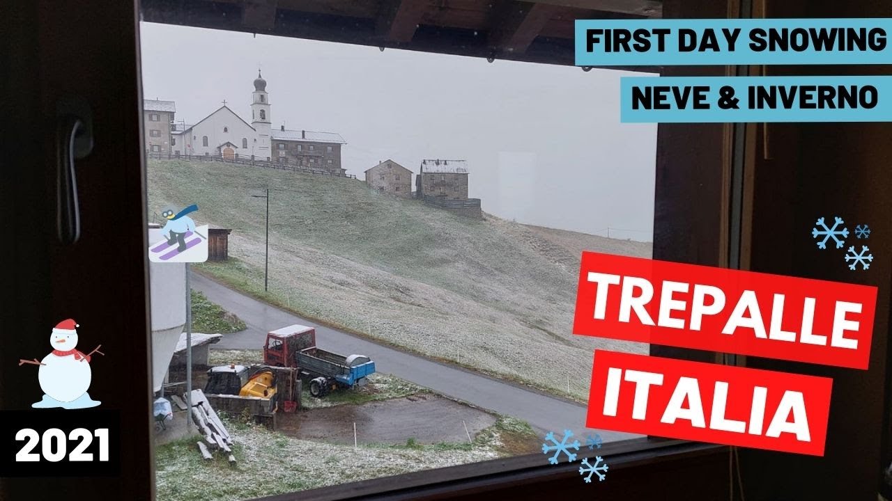 Começando o dia com neve no vilarejo mais alto da Europa! 🏔️❄️😍 | Trepalle, Livigno - Itália 