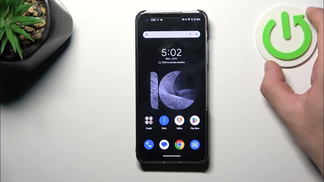 how-to-remove-messages-icon-from-the-home-screen-in-asus-zenfone-10
