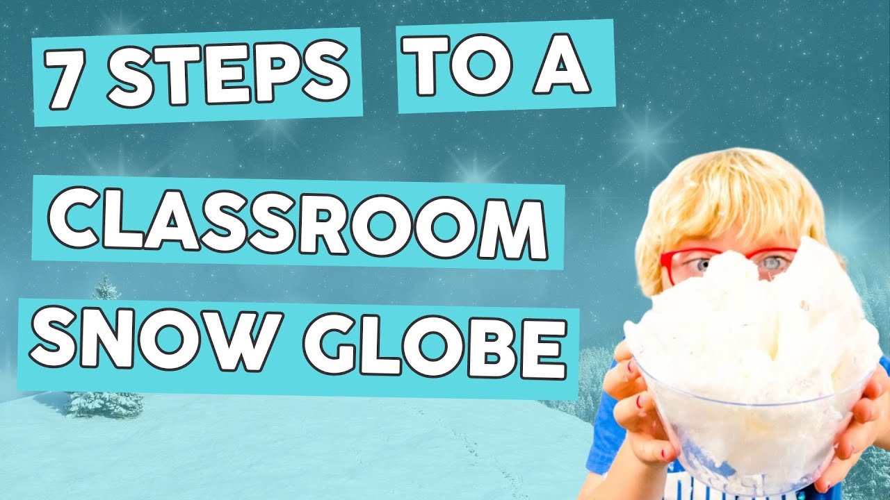 7 Quick & Easy Steps for a SnowGlobe Classroom Transformation in 1st or 2nd Grade!