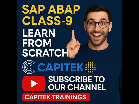 SAP ABAP-Batch_1-Class_9-SAP Real