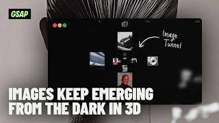 I Let GSAP Dig a 3D Image Slider Tunnel and It Refused to Stop Scrolling (Infinite Scroll)