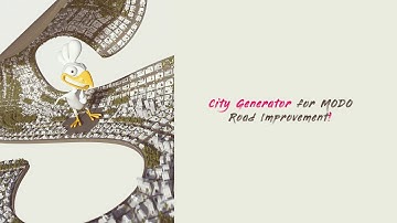 City Generator for MODO 12.1v1 (Scene) | Road Improvement