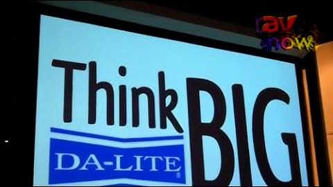 InfoComm 2011: Da-Lite Shows rAVe Its High Contrast High Power Material