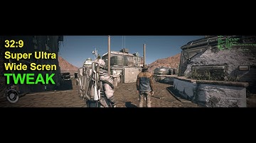 Starfield 32:9 Super Ultra Wide Screen Workaround Trick Test (NO HEX Editor Needed)