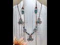 Lotus Flower Necklace and Earrings Tutorial