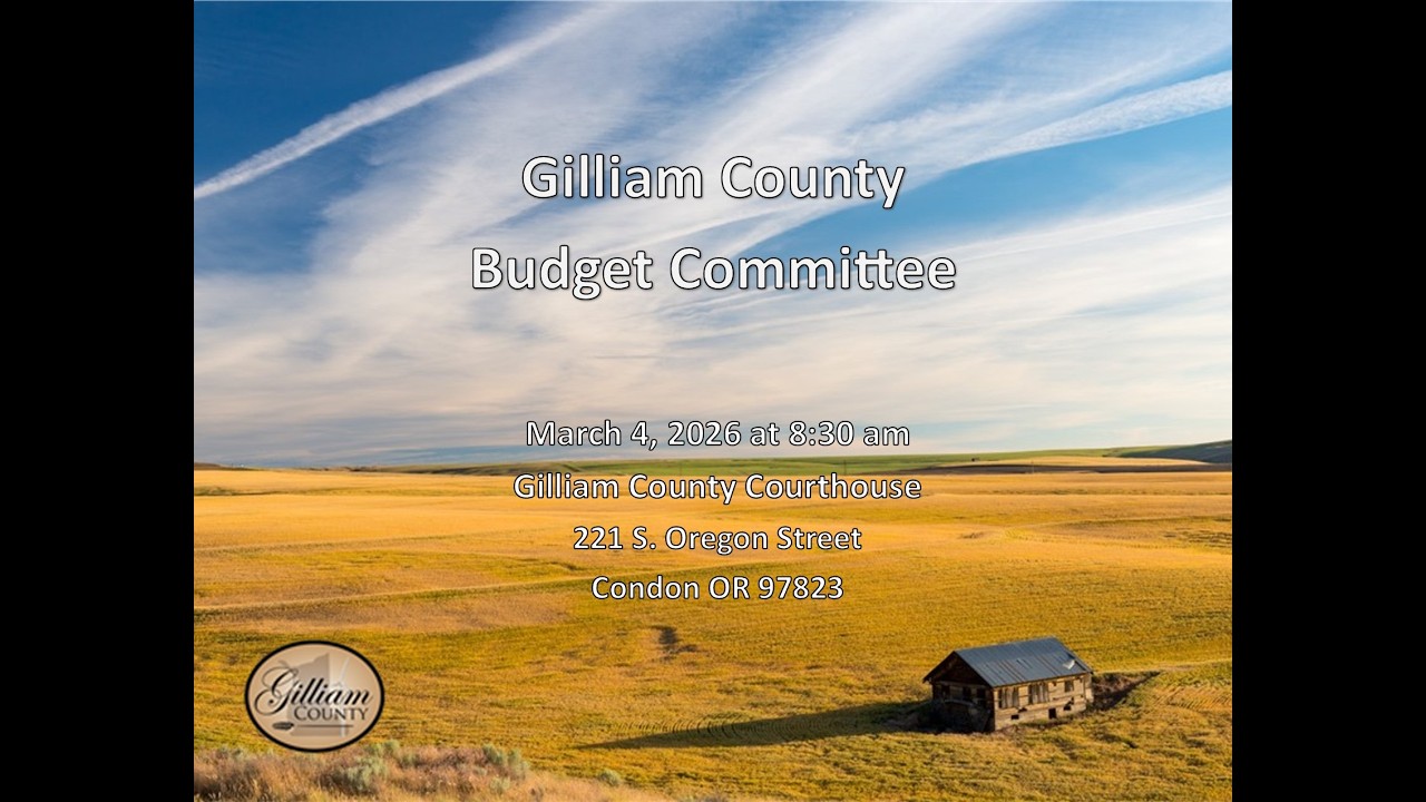 Gilliam County - Compensation Board - March 4, 2026