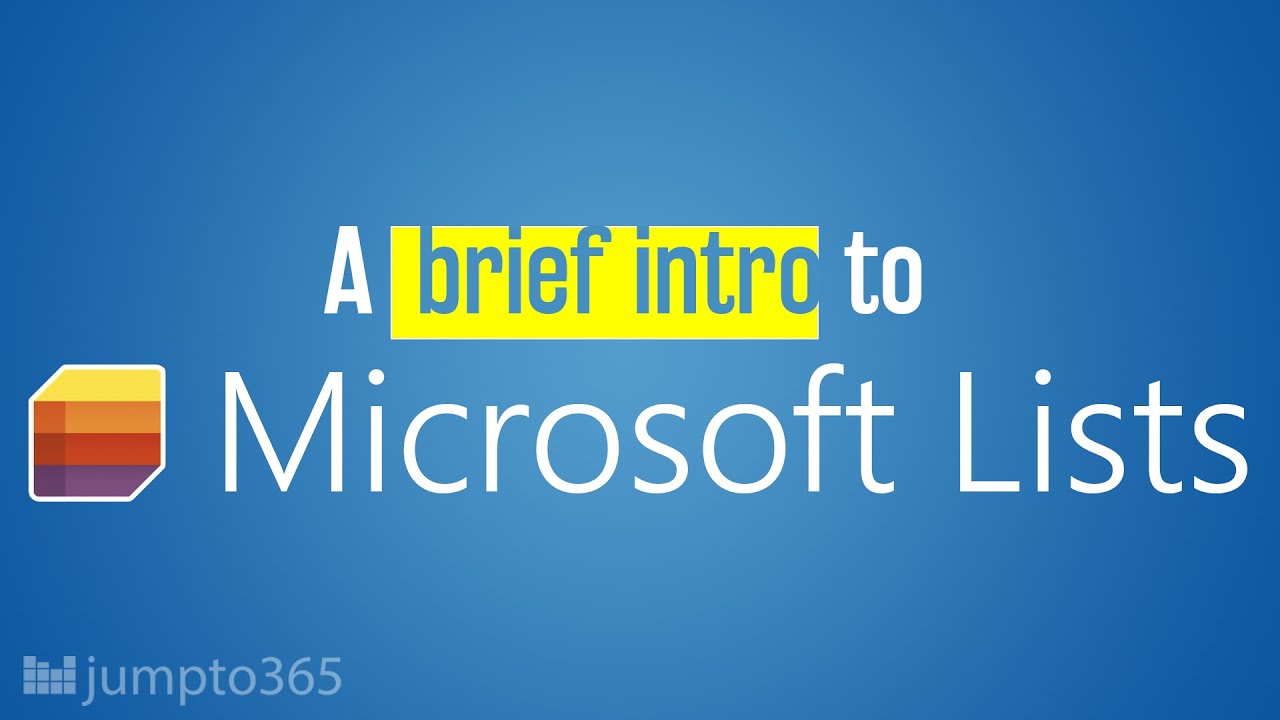 How To Use Microsoft Lists YouTube how-to-use-microsoft-lists-youtube